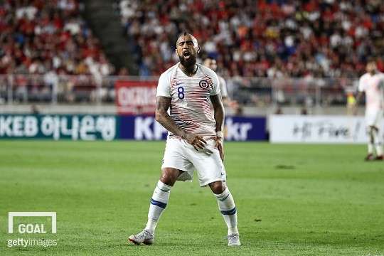 칠레 축구 국가대표팀 미드필더 아르투로 비달. 사진=게티이미지
