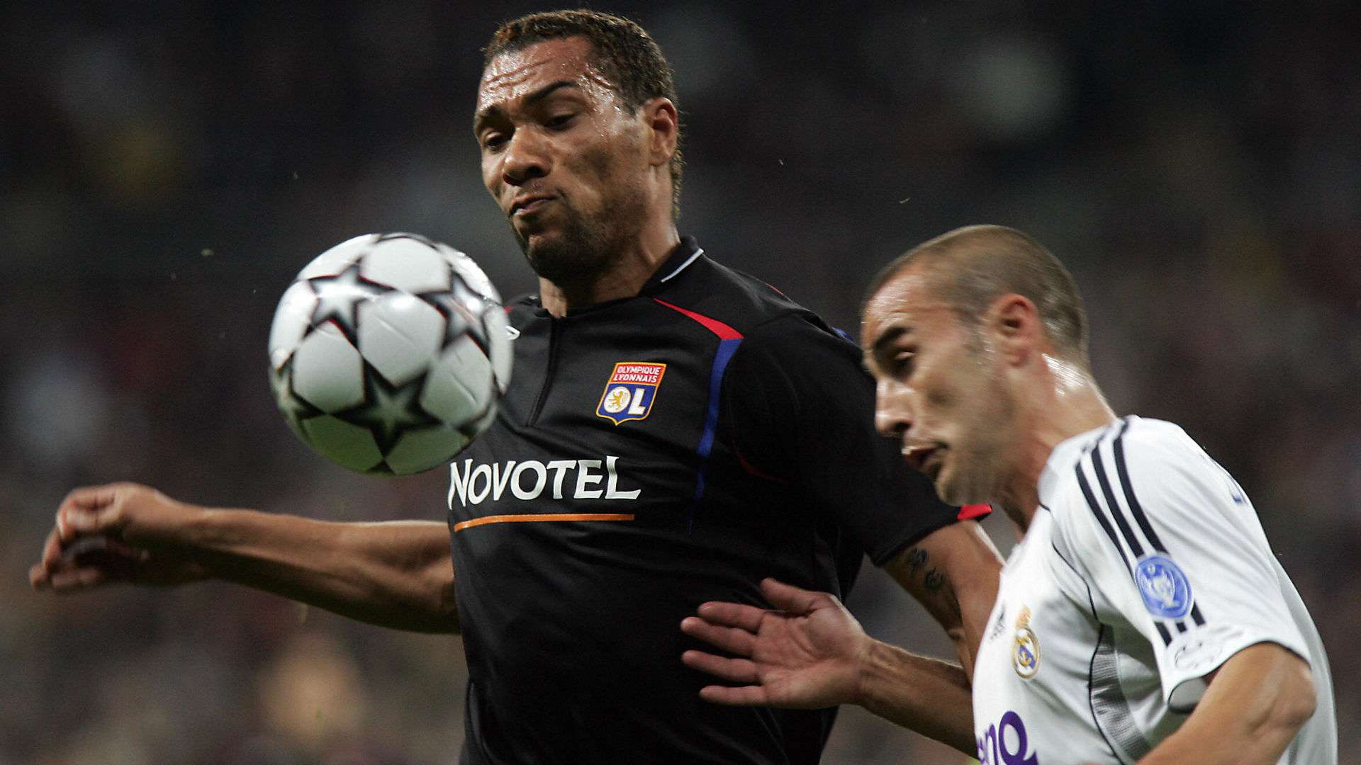 John Carew Fabio Cannavaro Lyon Real Madrid Champions League 2006/07