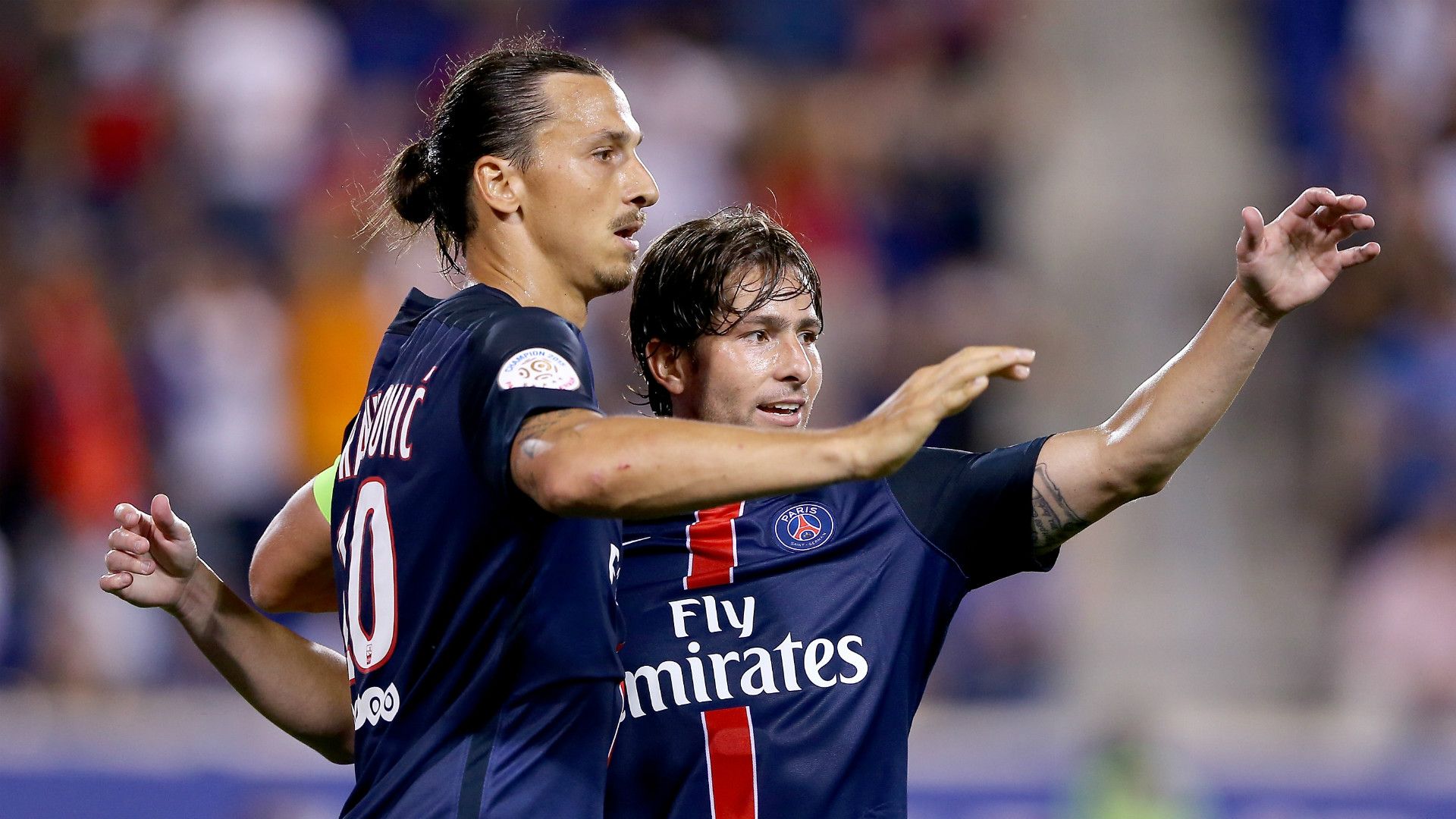 Zlatan Ibrahimovic Maxwell PSG Ligue 1