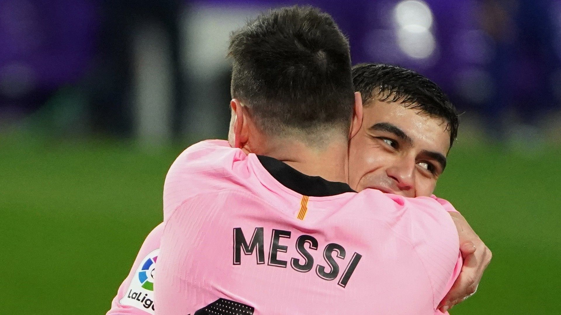 Lionel Messi Pedri Barcelona 2020-21