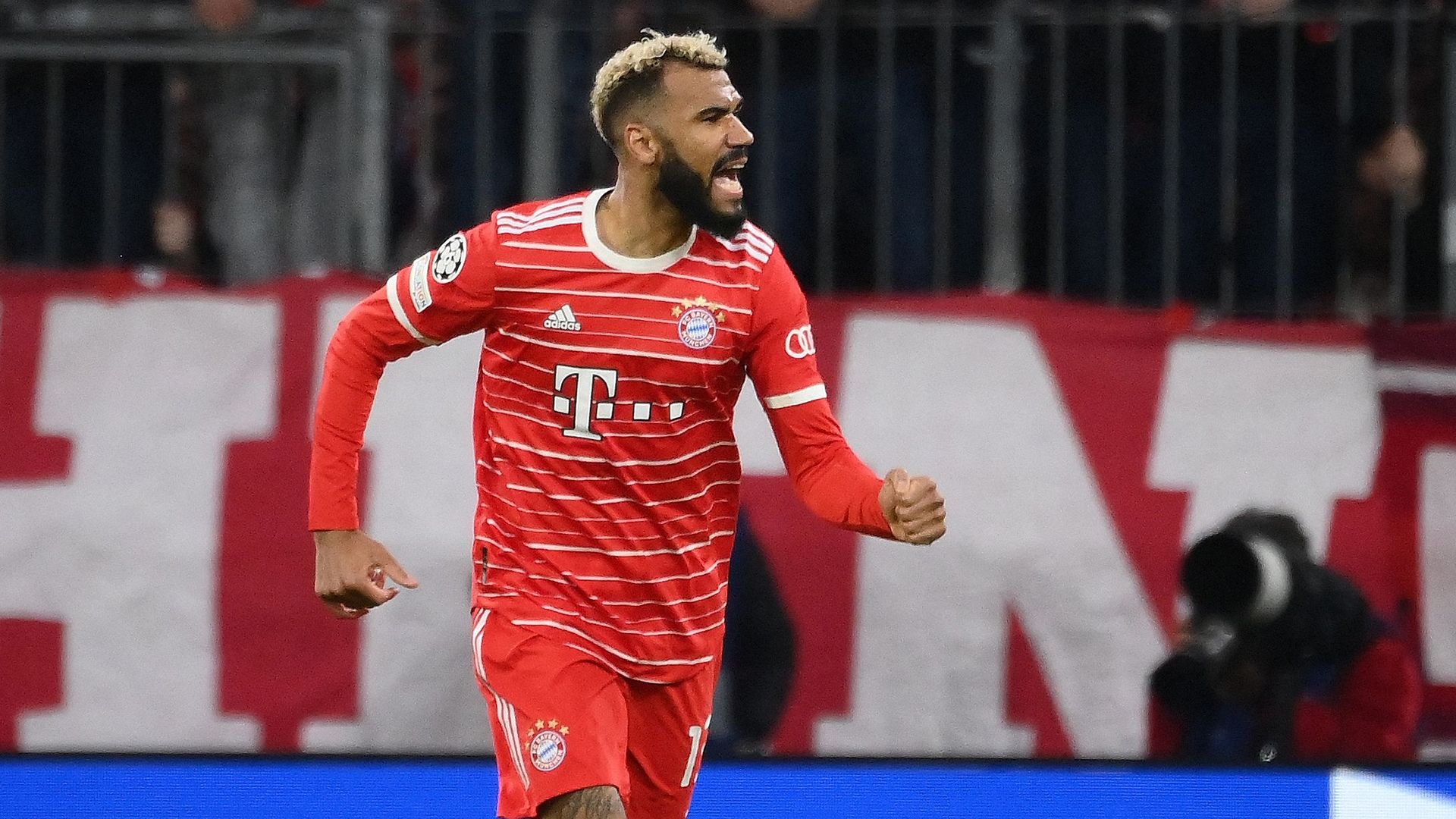 Eric Choupo-Moting fist Bayern Munich PSG Champions League 2022-23