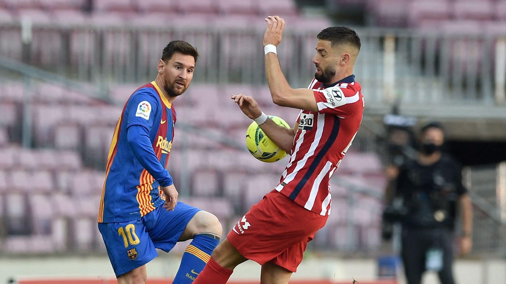 Messi y Carrasco, Barcelona vs. Atlético de Madrid