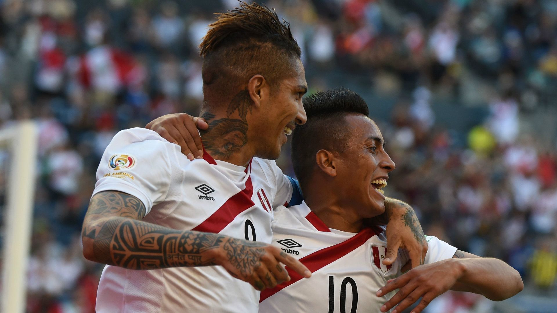 Paolo Guerrero Christian Cueva Haiti Peru Group B Copa America Centenario 04062016