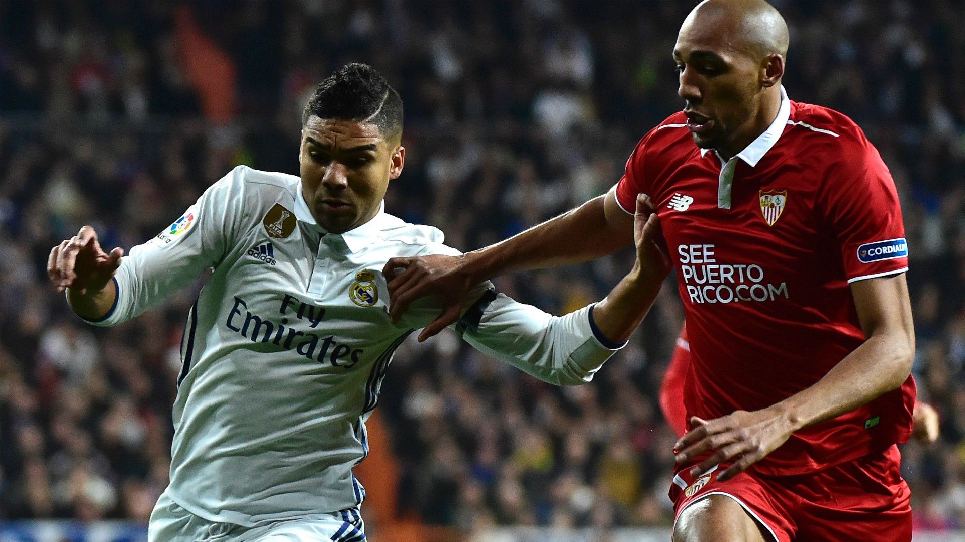 Casemiro Steven NZonzi Real Madrid Sevilla Copa del Rey