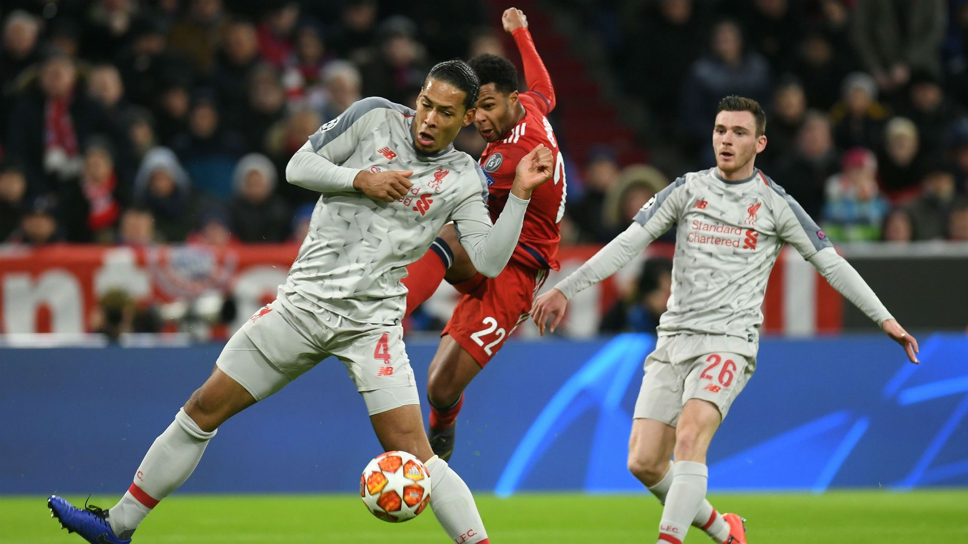 Virgil van Dijk Andy Robertson Serge Gnabry FC Bayern München Liverpool 13032019