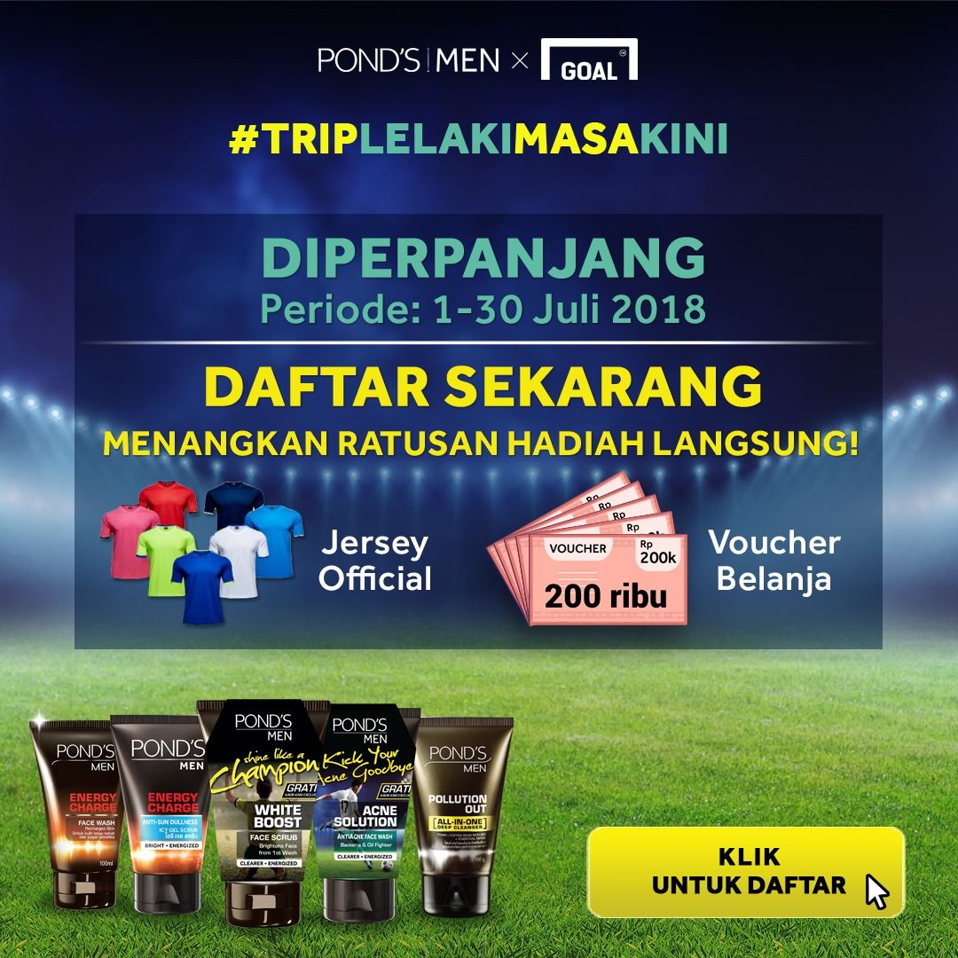 KuisPonds Men Di Perpanjang