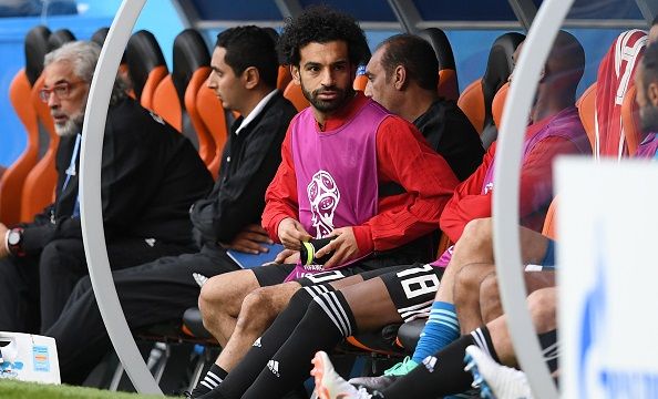 Salah in URU-EGY match WC2018