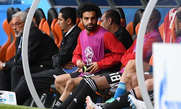 Salah in URU-EGY match WC2018