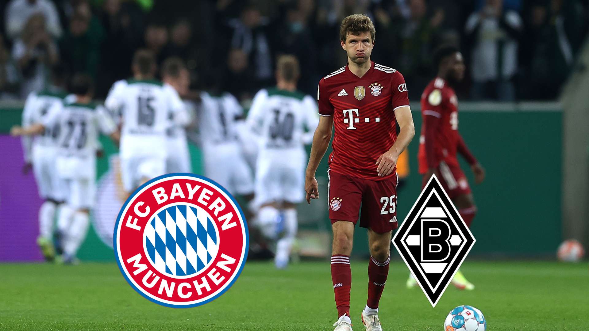 Thomas Müller FC Bayern München Borussia Mönchengladbach Bundesliga 2021 2022 