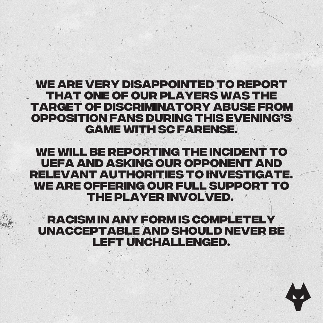 울버햄튼 공식 성명서