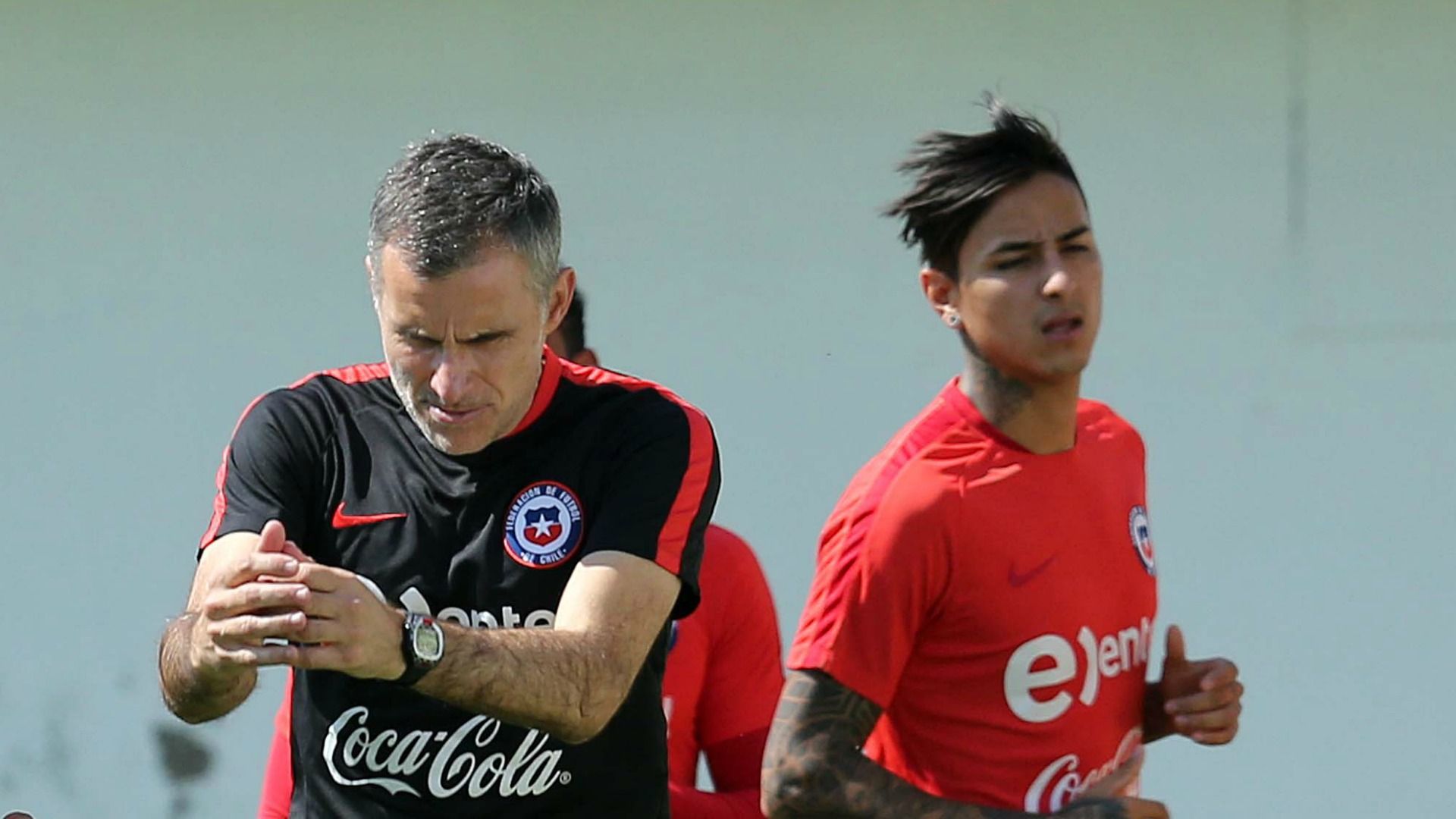 La Roja inició su preparación de cara al duelo con Perú
