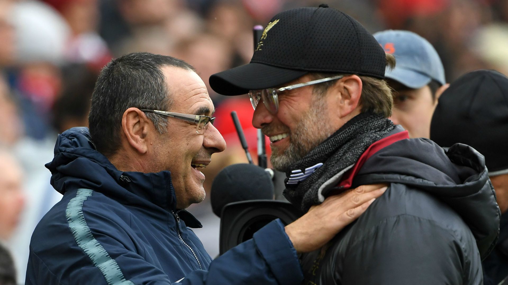 Jurgen Klopp Maurizio Sarri April 2019