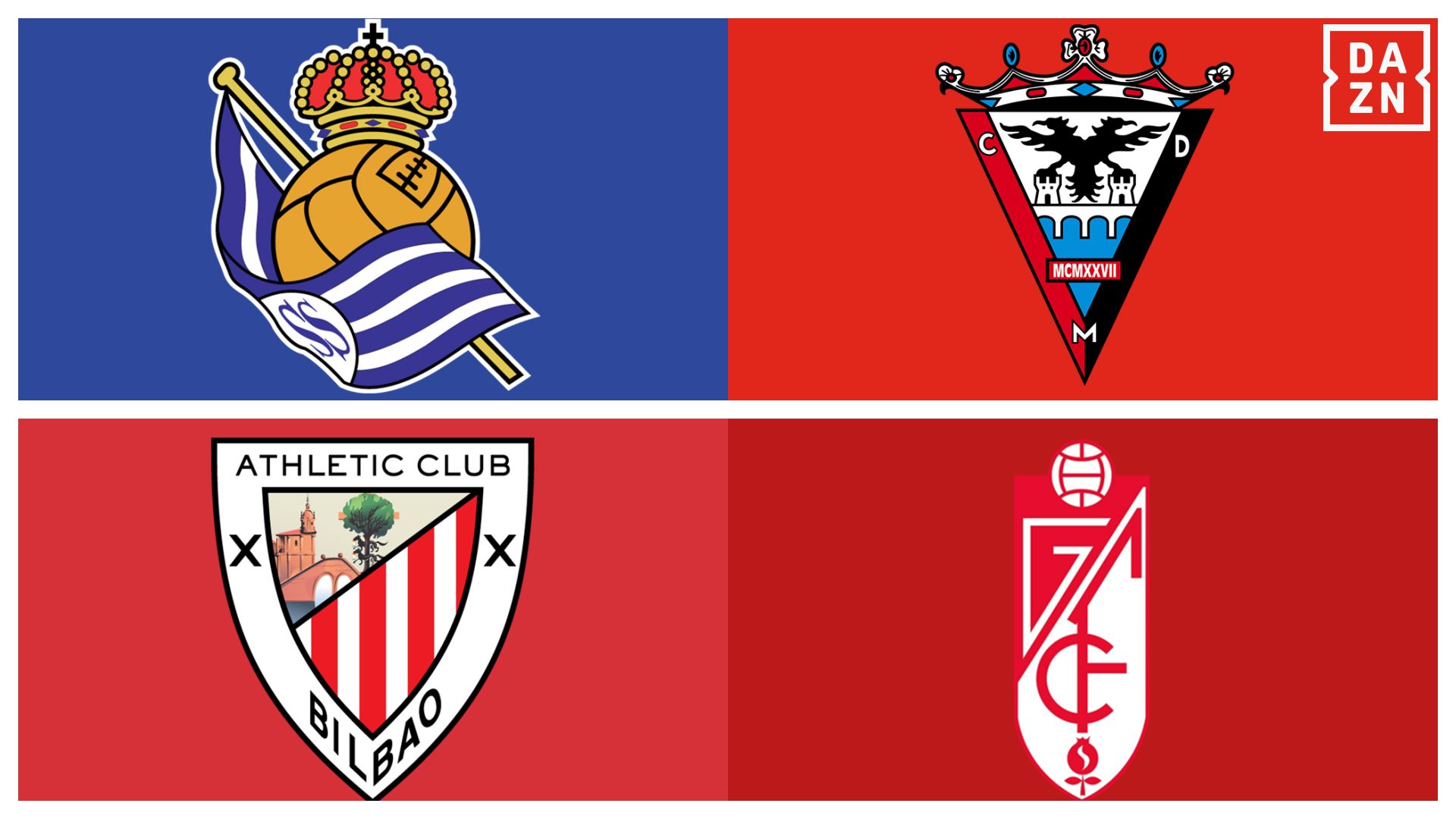 Sorteo de Copa de semifinales: Real Sociedad, Mirandés, Athletic y Granada
