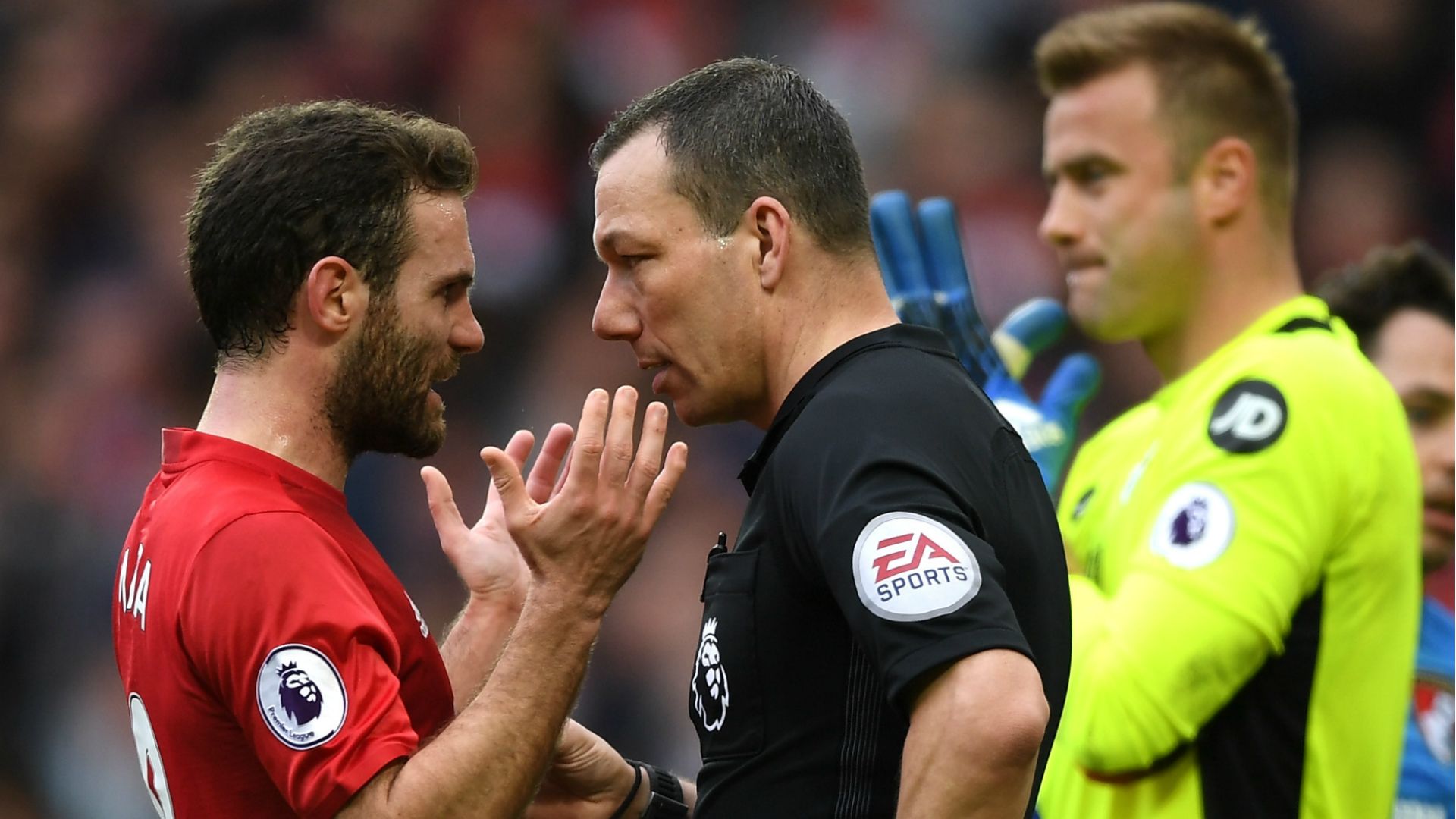 Juan Mata Manchester United Bournemouth