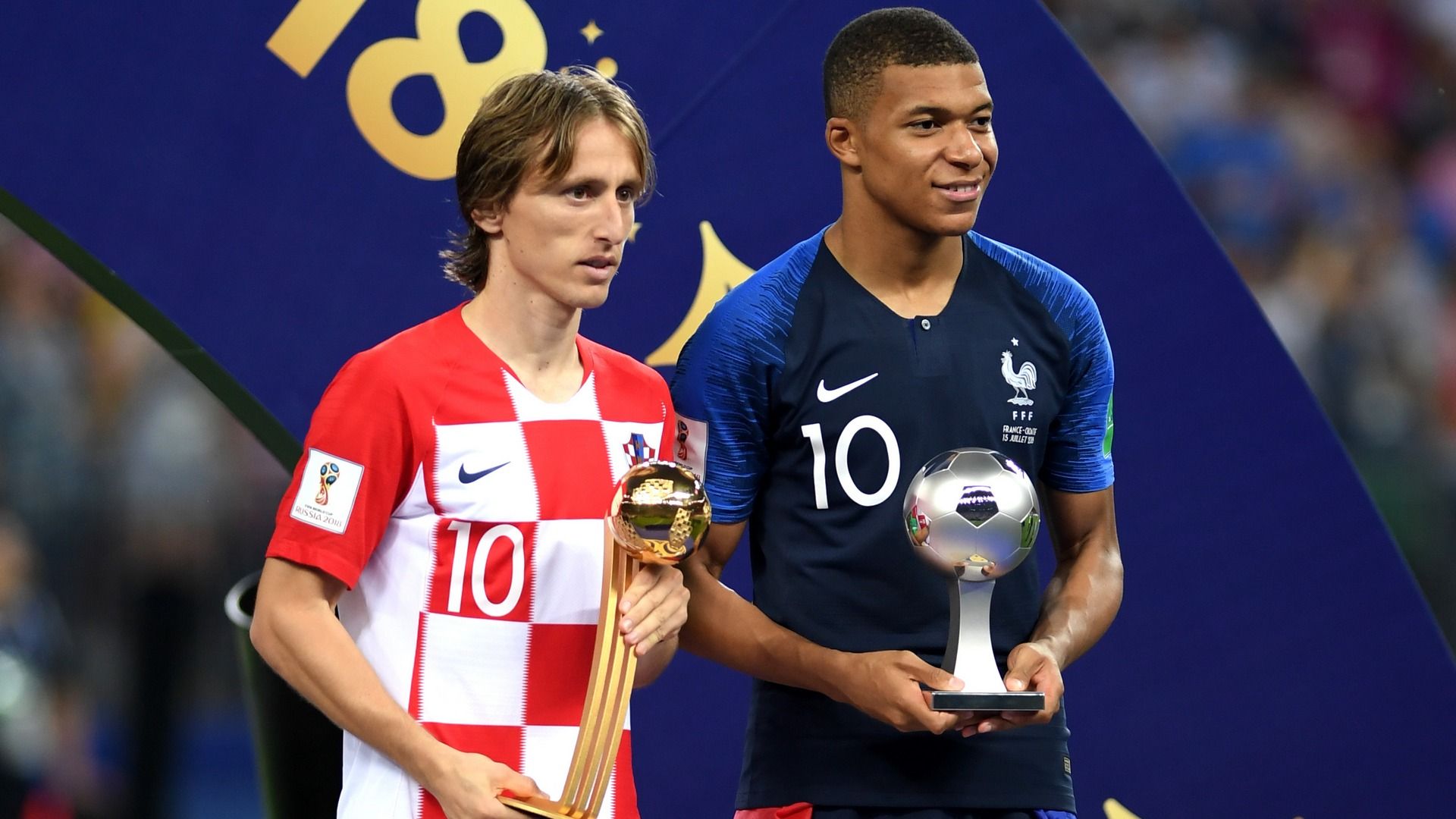 Luka Modric Kylian Mbappe