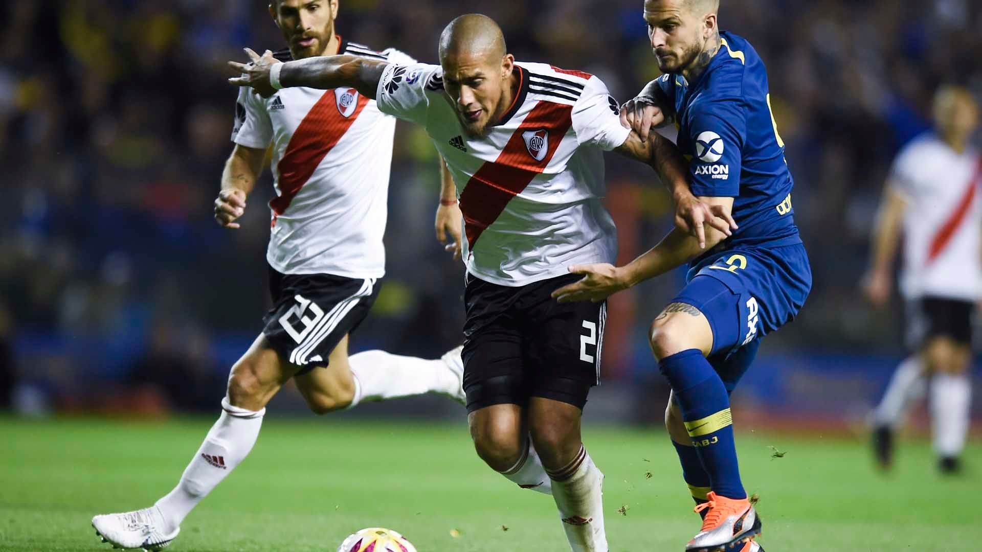 Boca River Superliga Jonatan Maidana Dario Benedetto 230918