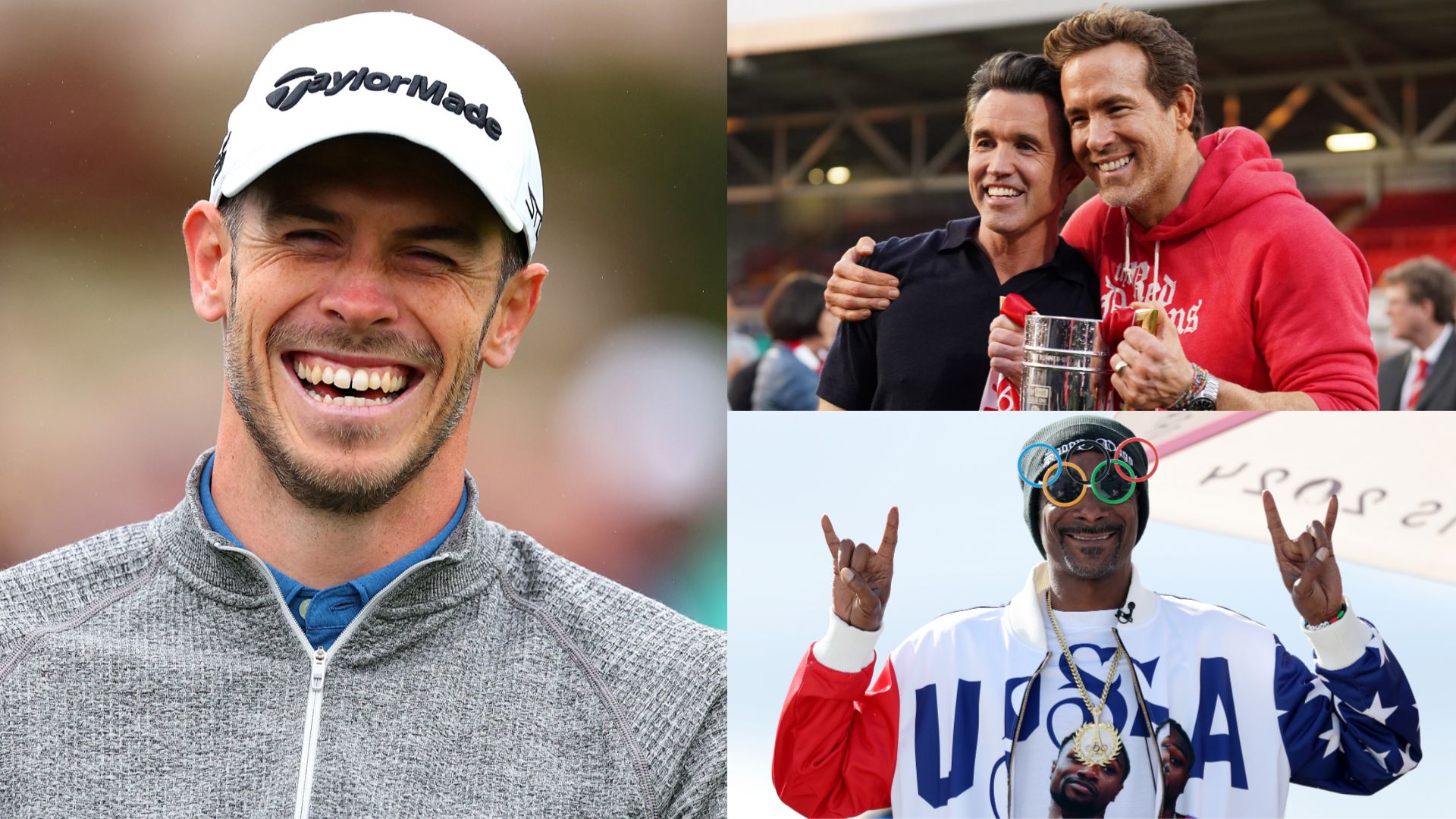 Gareth Bale Ryan Reynolds Snoop Dogg