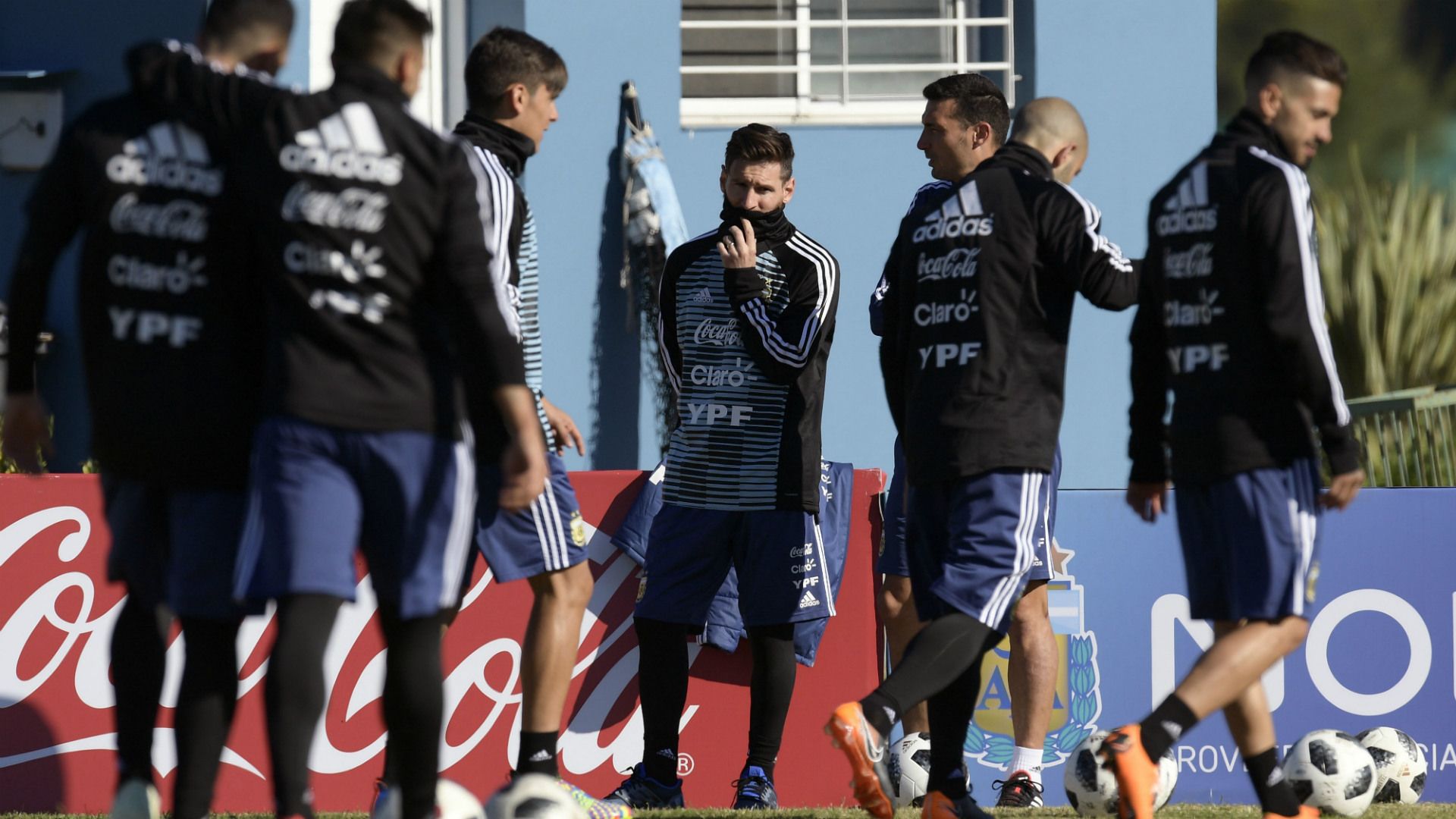 Messi Entrenamiento Argentina 22052018