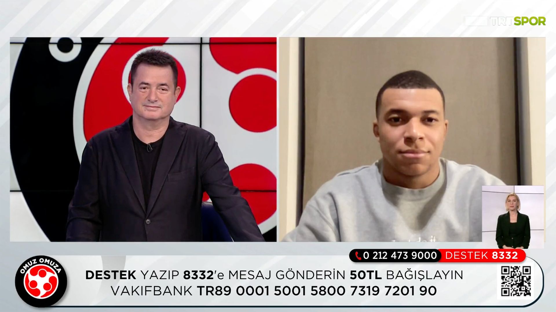 Kylian Mbappe turkey aid screenshot