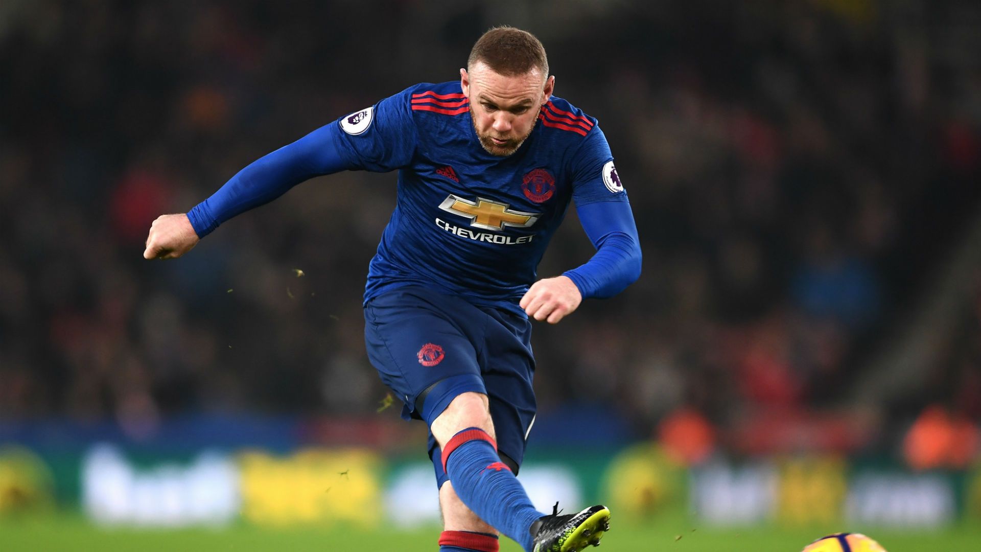 Wayne Rooney Premier League Stoke v Man Utd