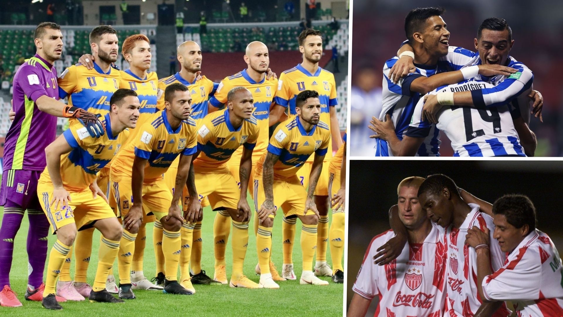 Tigres, Monterrey y Necaxa Mundial de Clubes