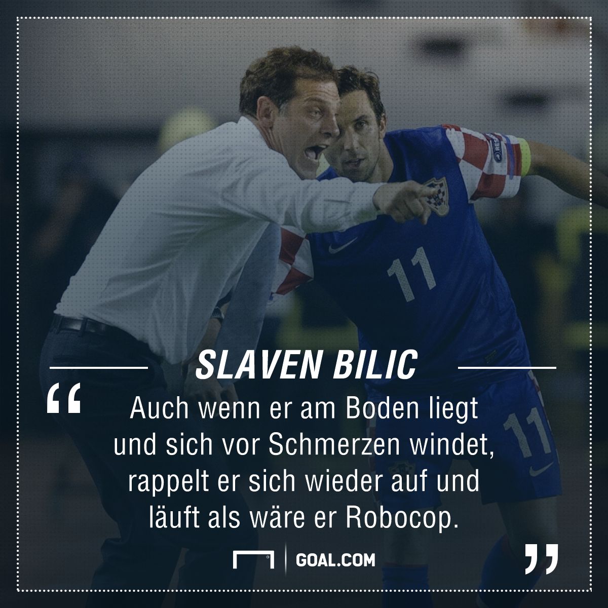 Slaven Bilic Darijo Srna Croatia
