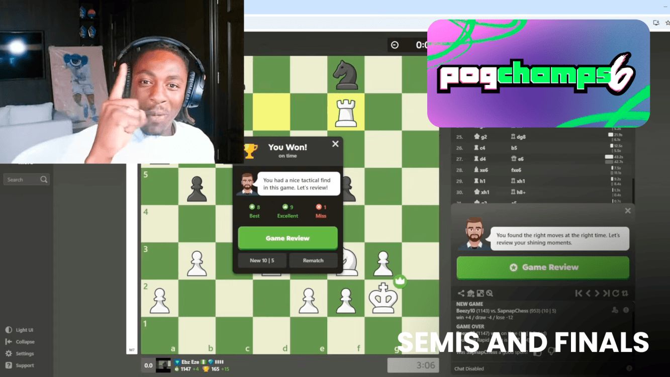 Eze wins chess tournament