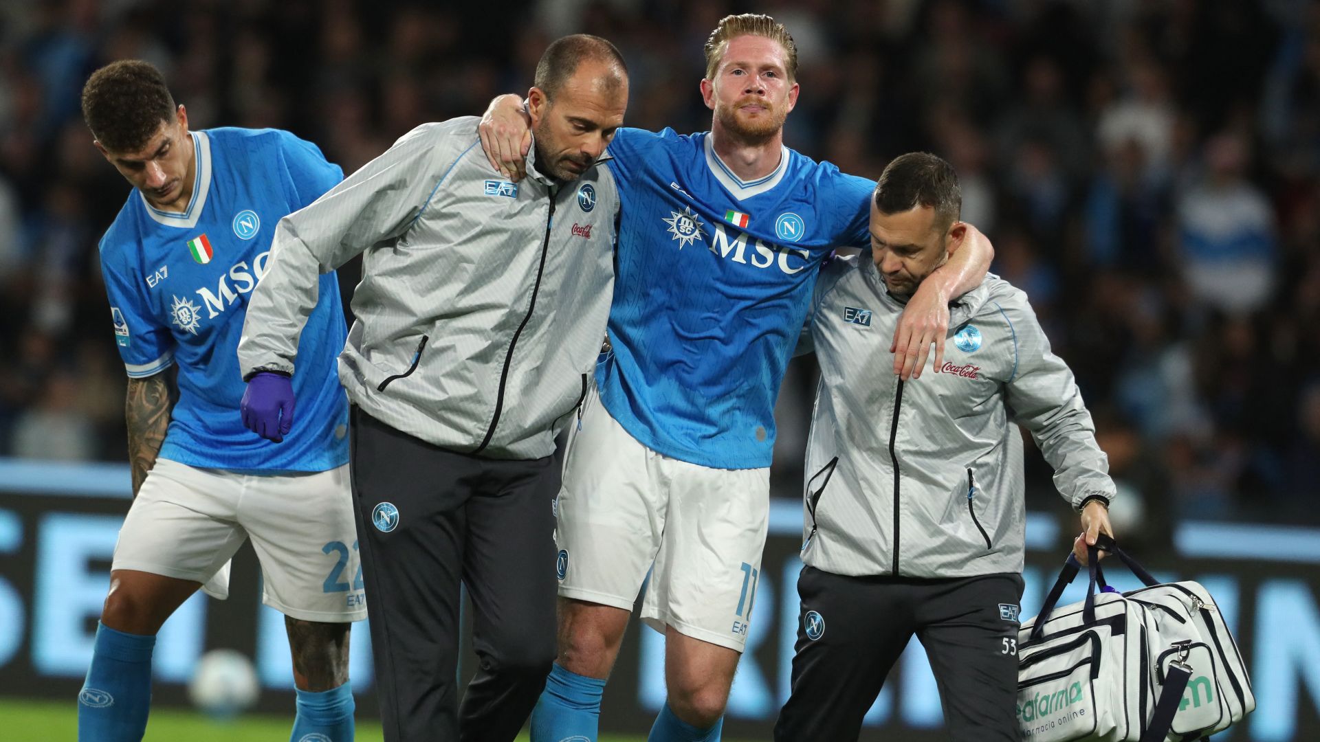 Infortunio De Bruyne Napoli Inter