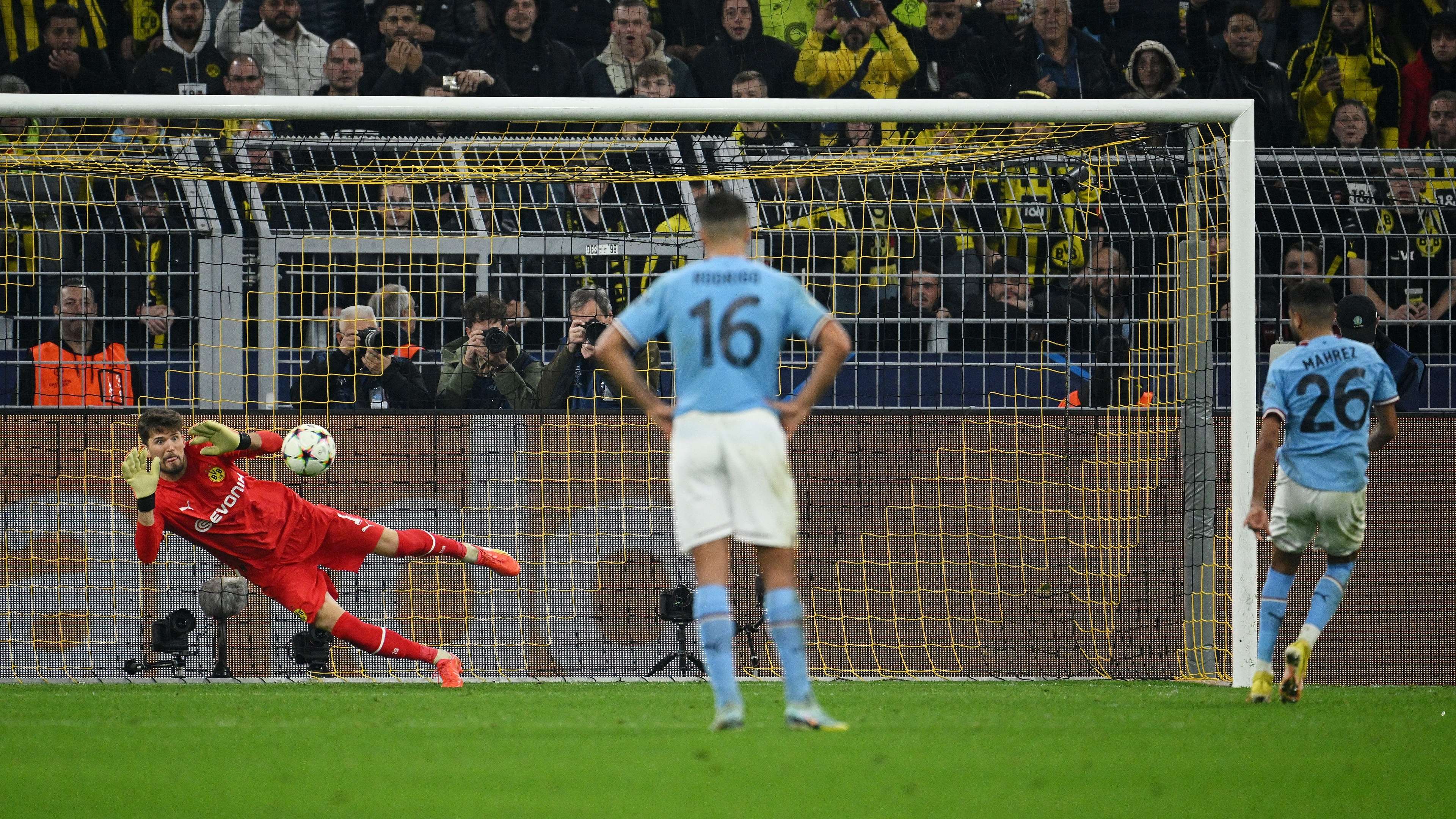 Mahrez City penalty miss BVB 2022-23