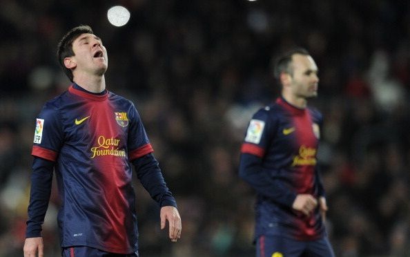 Lionel Messi, Andrés Iniesta - FC Barcelona v Sevilla