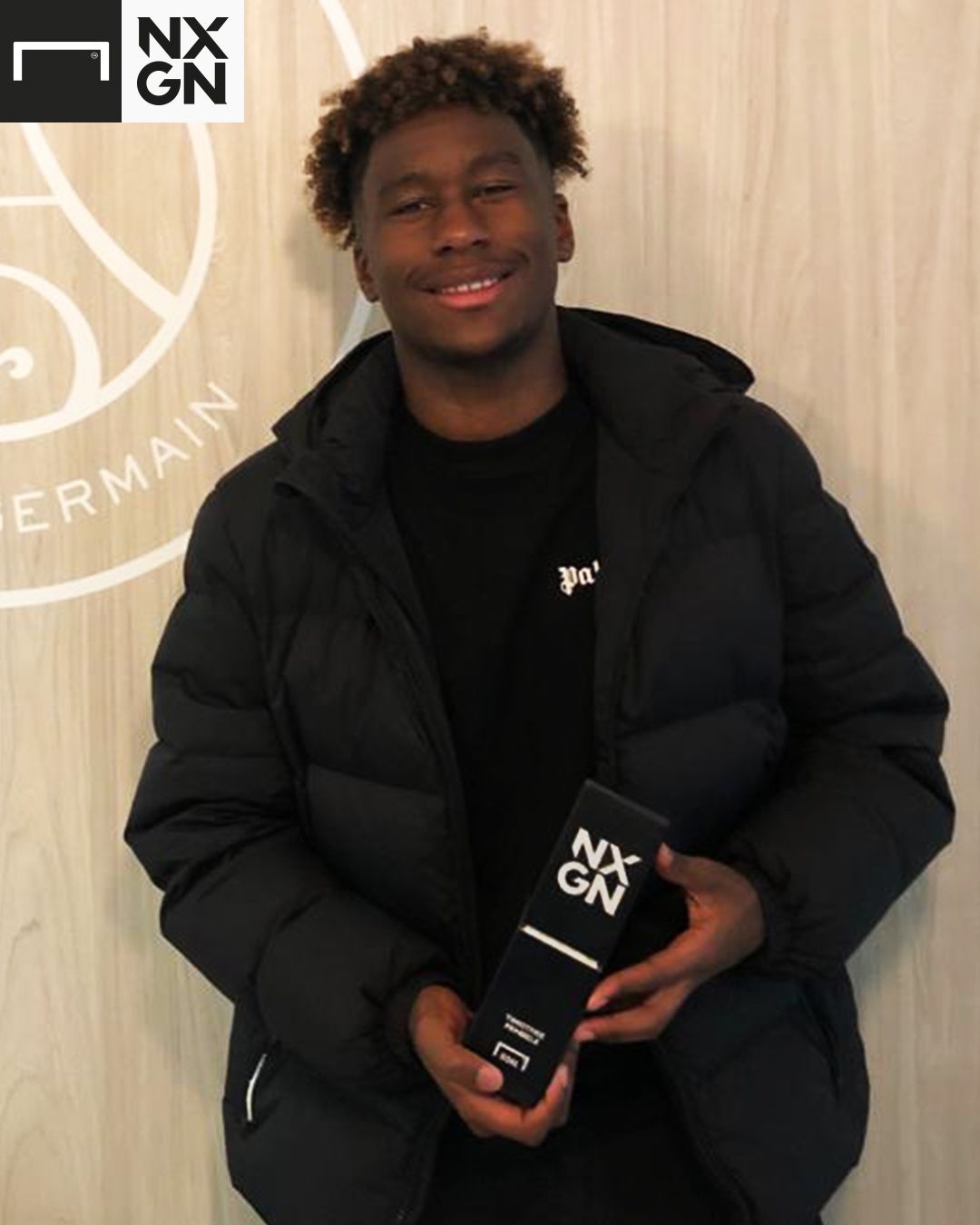 EMBED ONLY Timothee Pembele NXGN award GFX