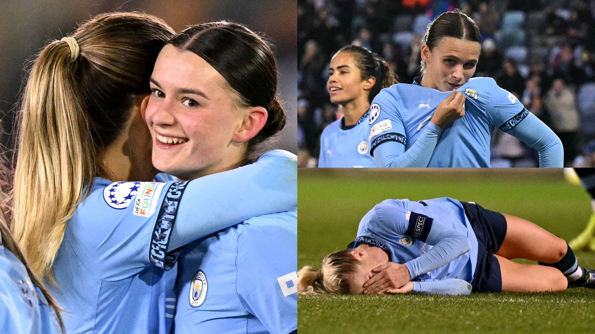 Man City Women St Polten composite