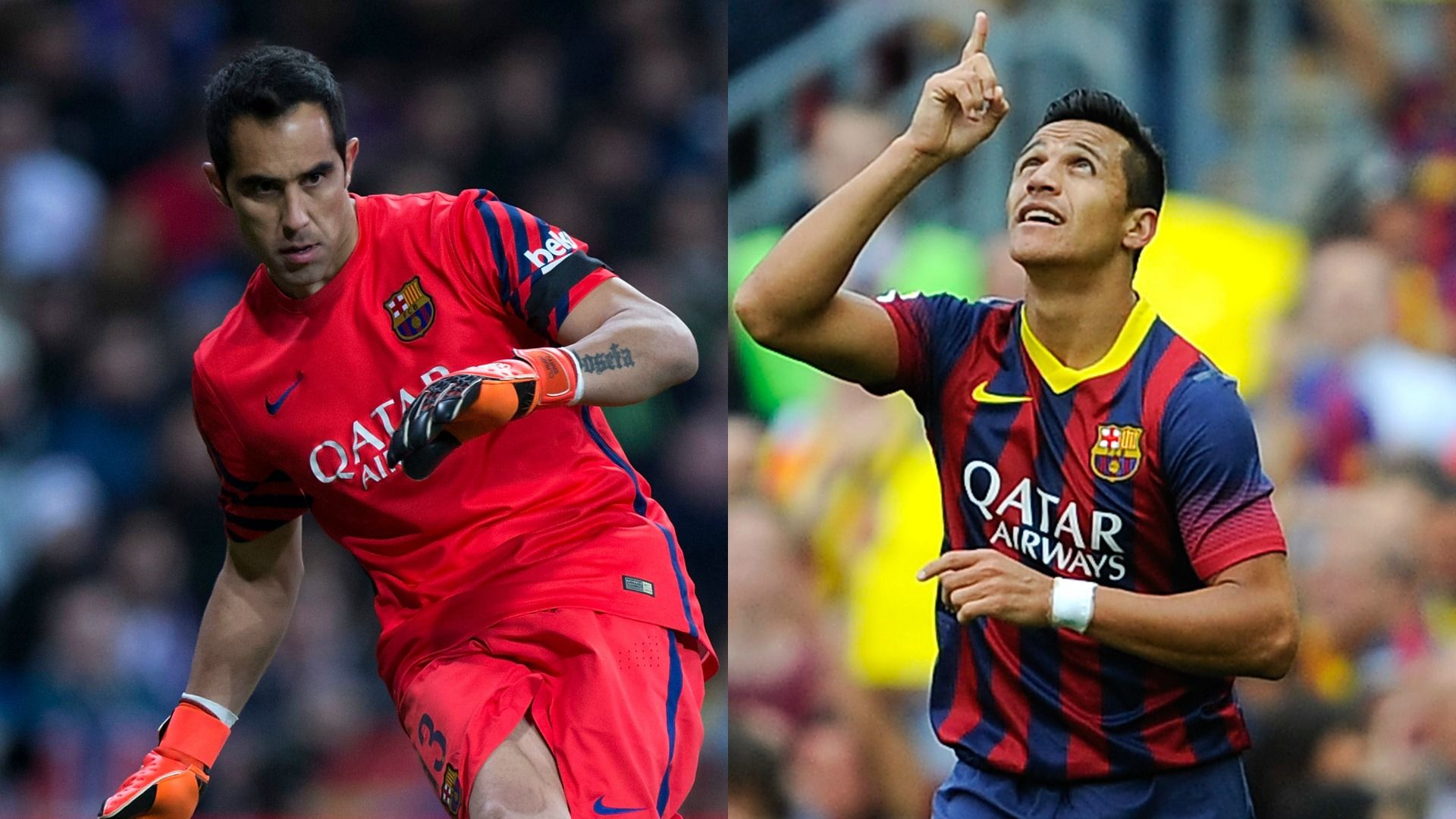 Claudio Bravo - Alexis Sánchez