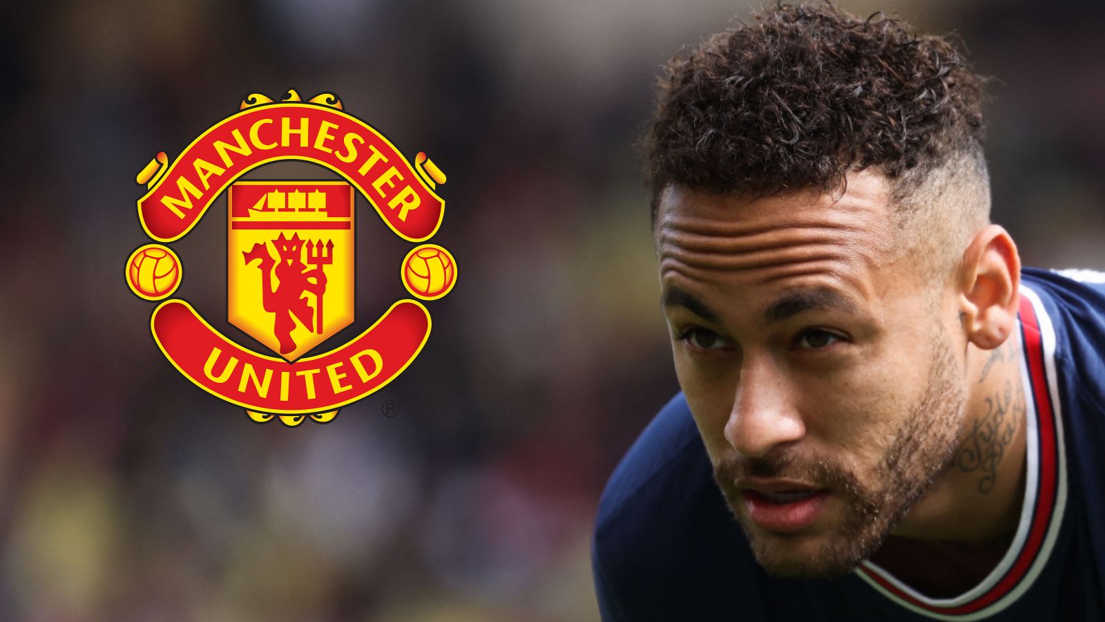Neymar Man Utd GFX