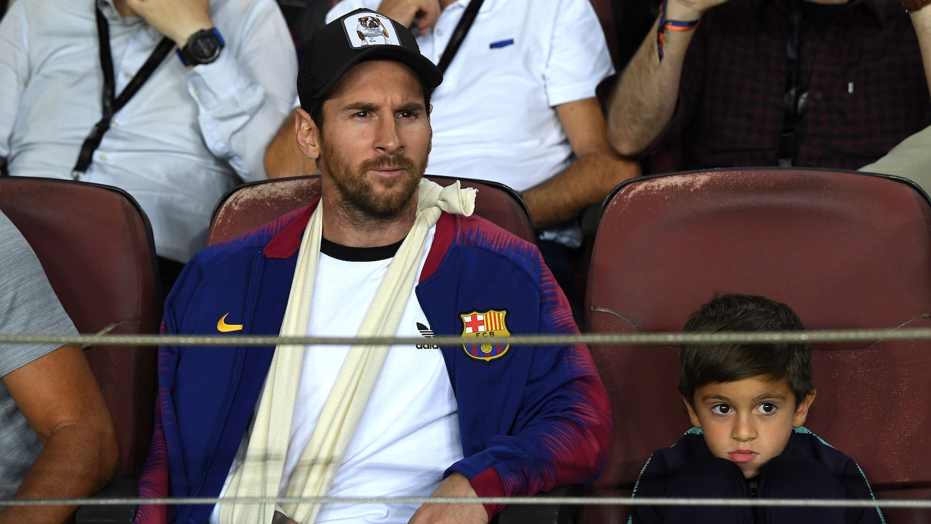 Lionel Messi Thiago Barcelona Inter Champions League