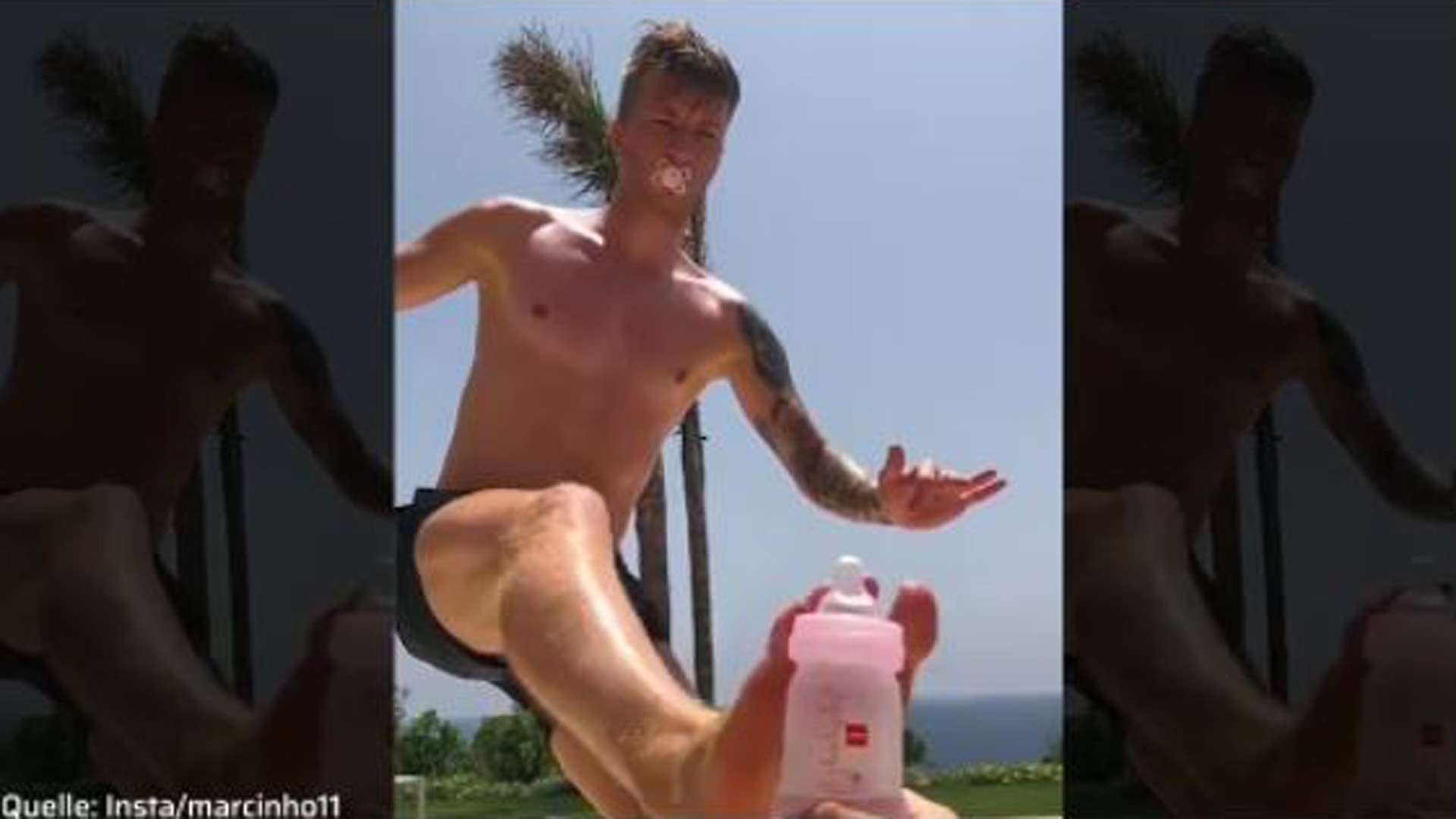 Marco Reus Bottle Cap Challenge