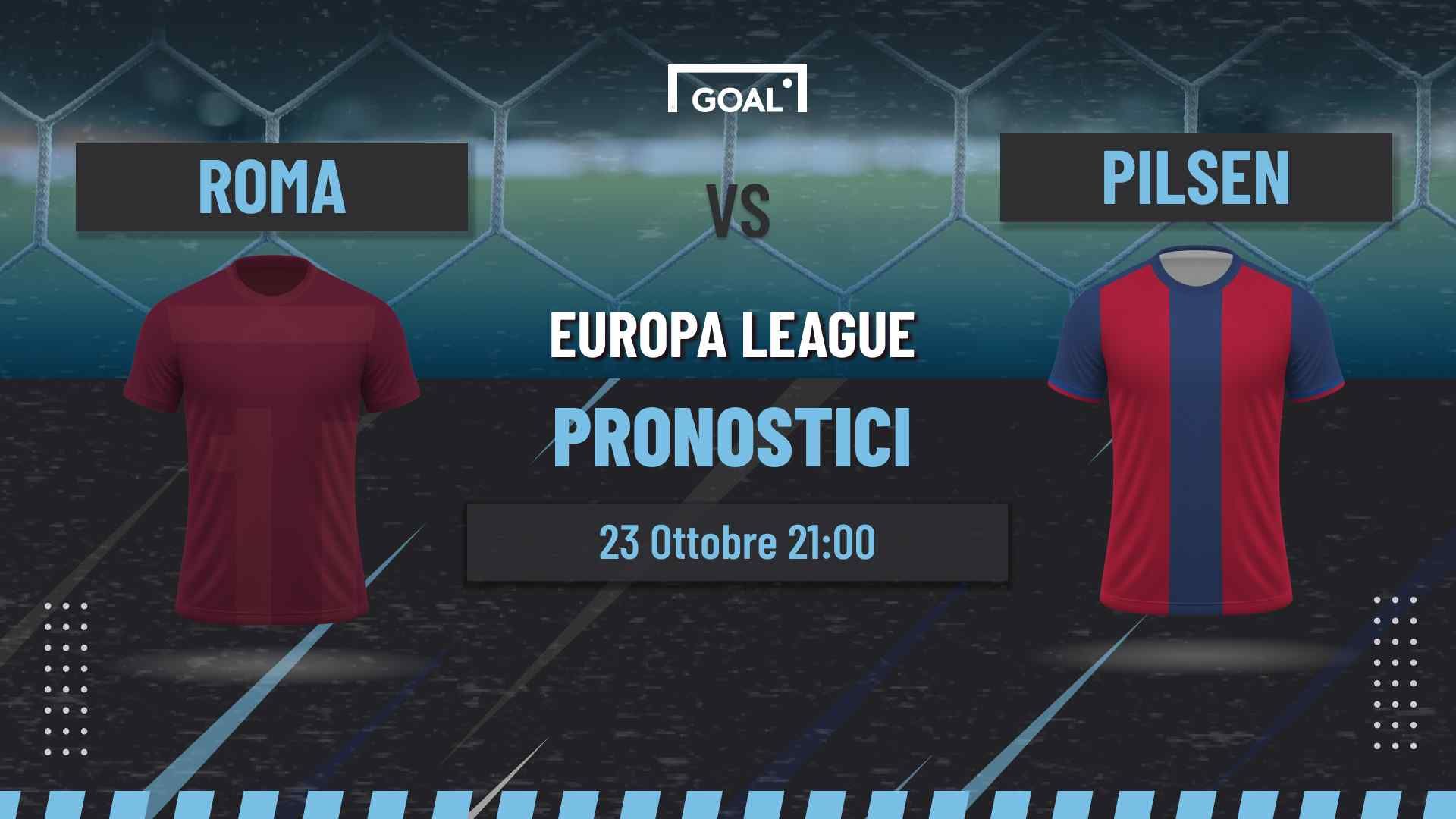 pronostici Roma - Viktoria Pilsen
