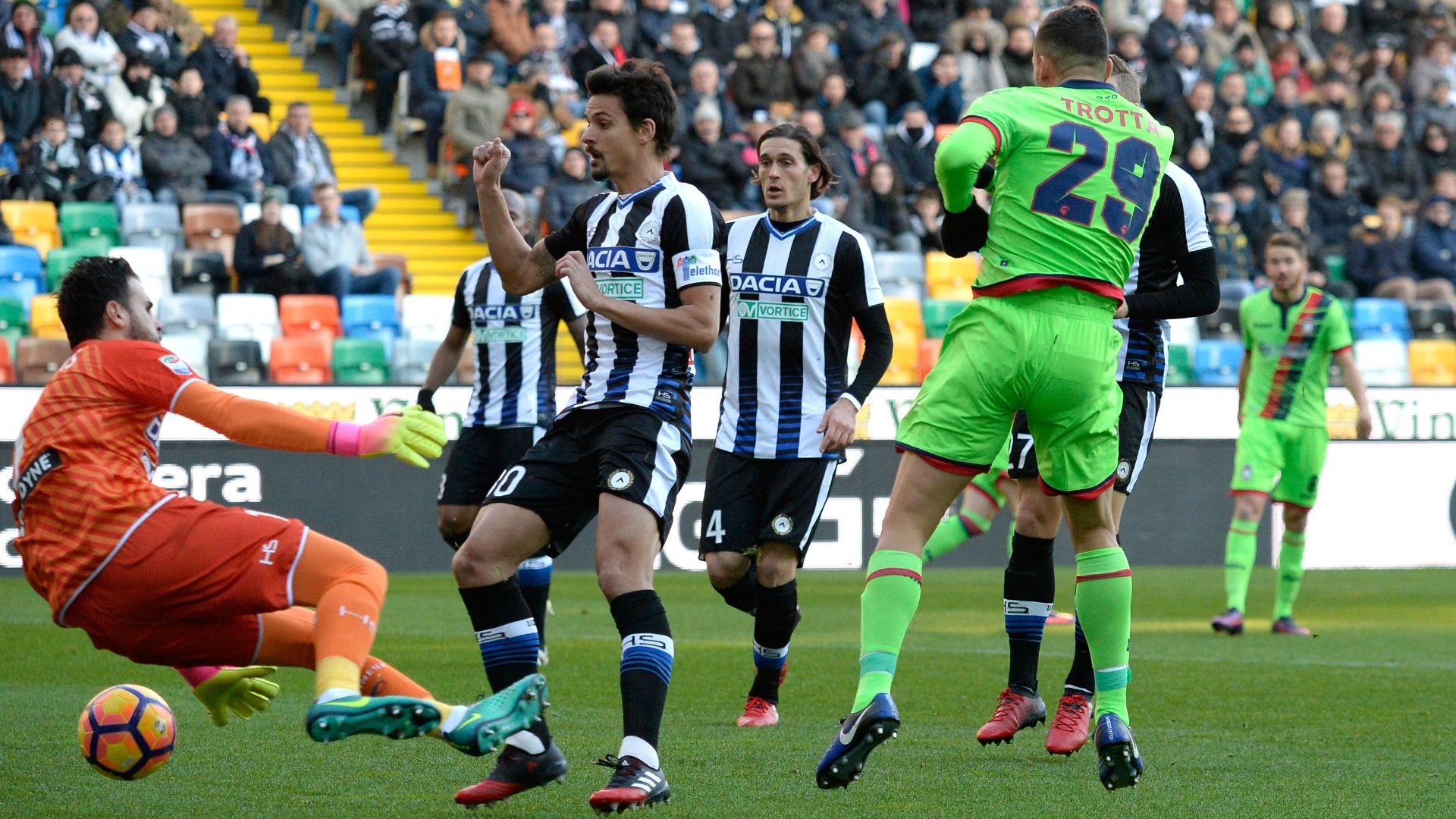 Udinese Crotone Karnezis Trotta