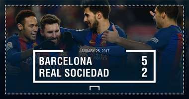 Barcelona Real Sociedad result
