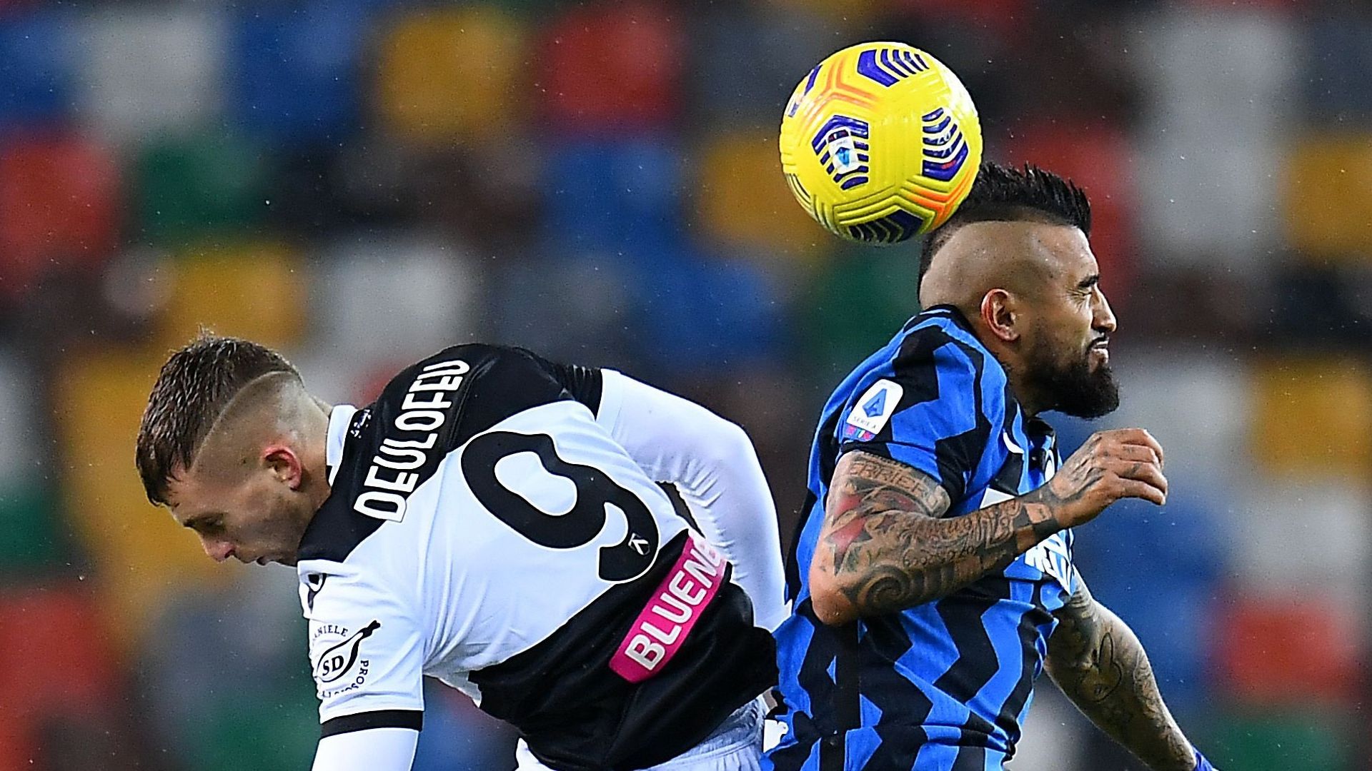 230121 Udinese Inter Arturo Vidal y Gerard Deulofeu