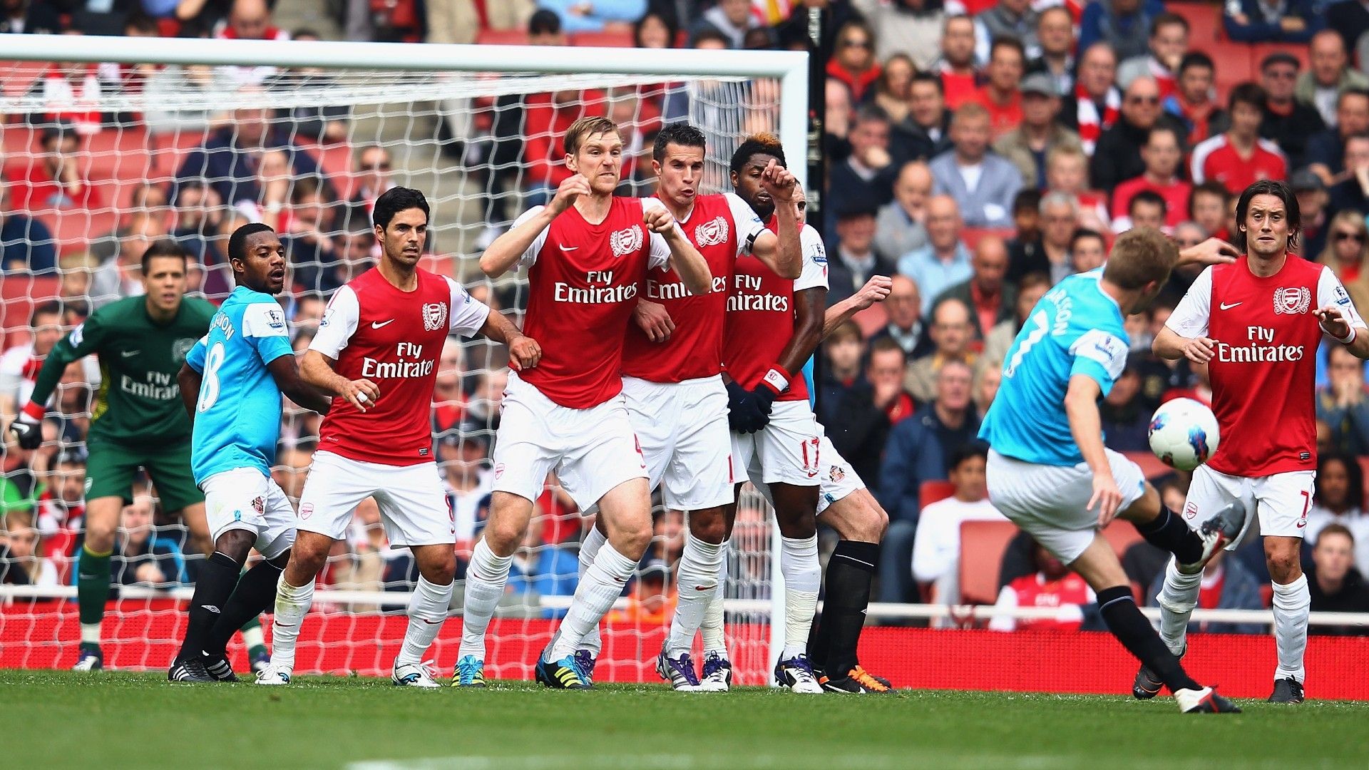 Sebastian Larsson Sunderland free-kick
