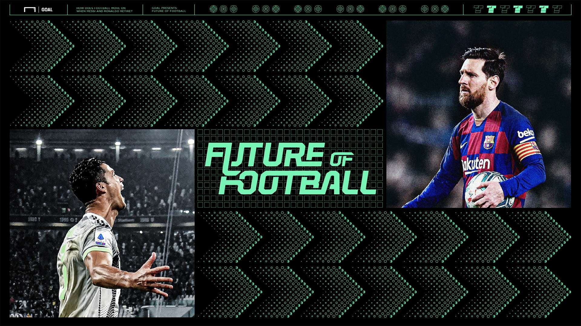 Lionel Messi Cristiano Ronaldo Future of Football GFX