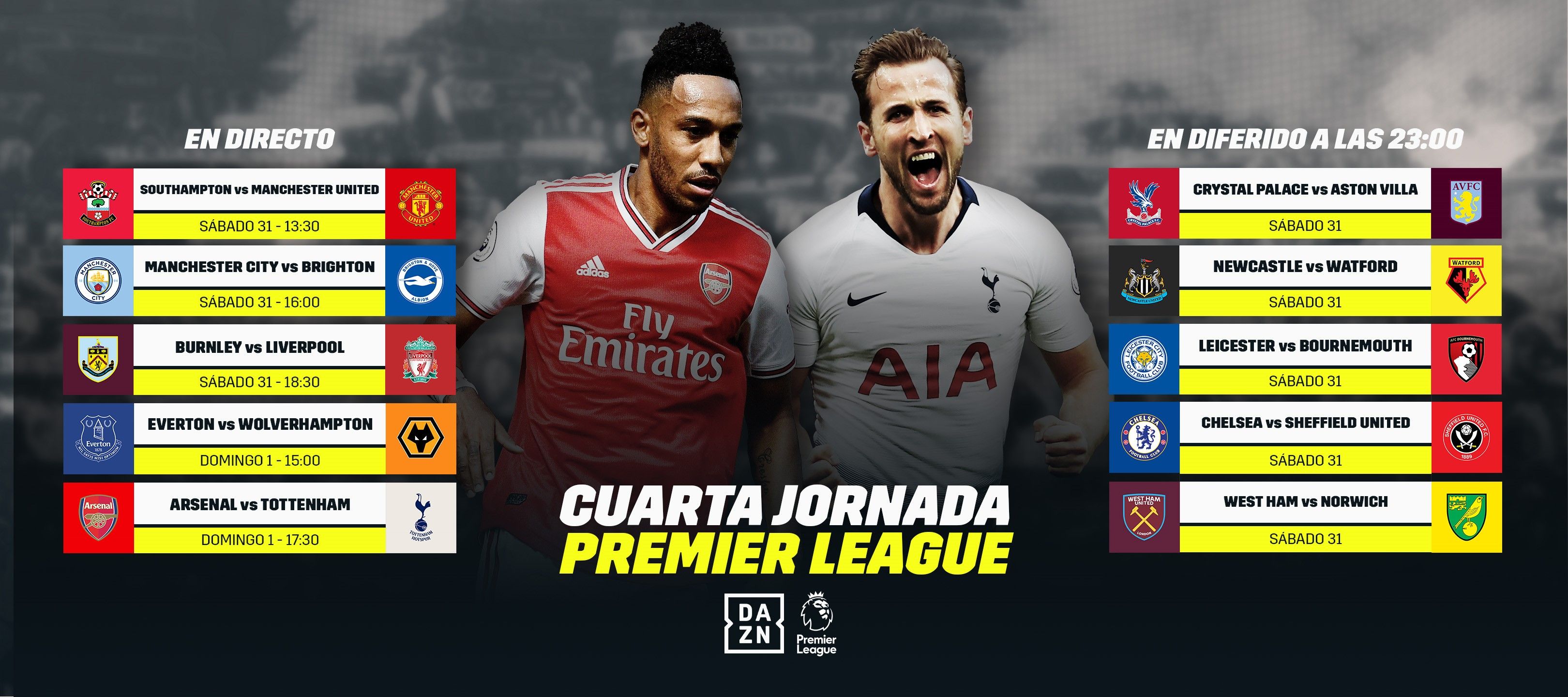 Cuarta jornada Premier DAZN