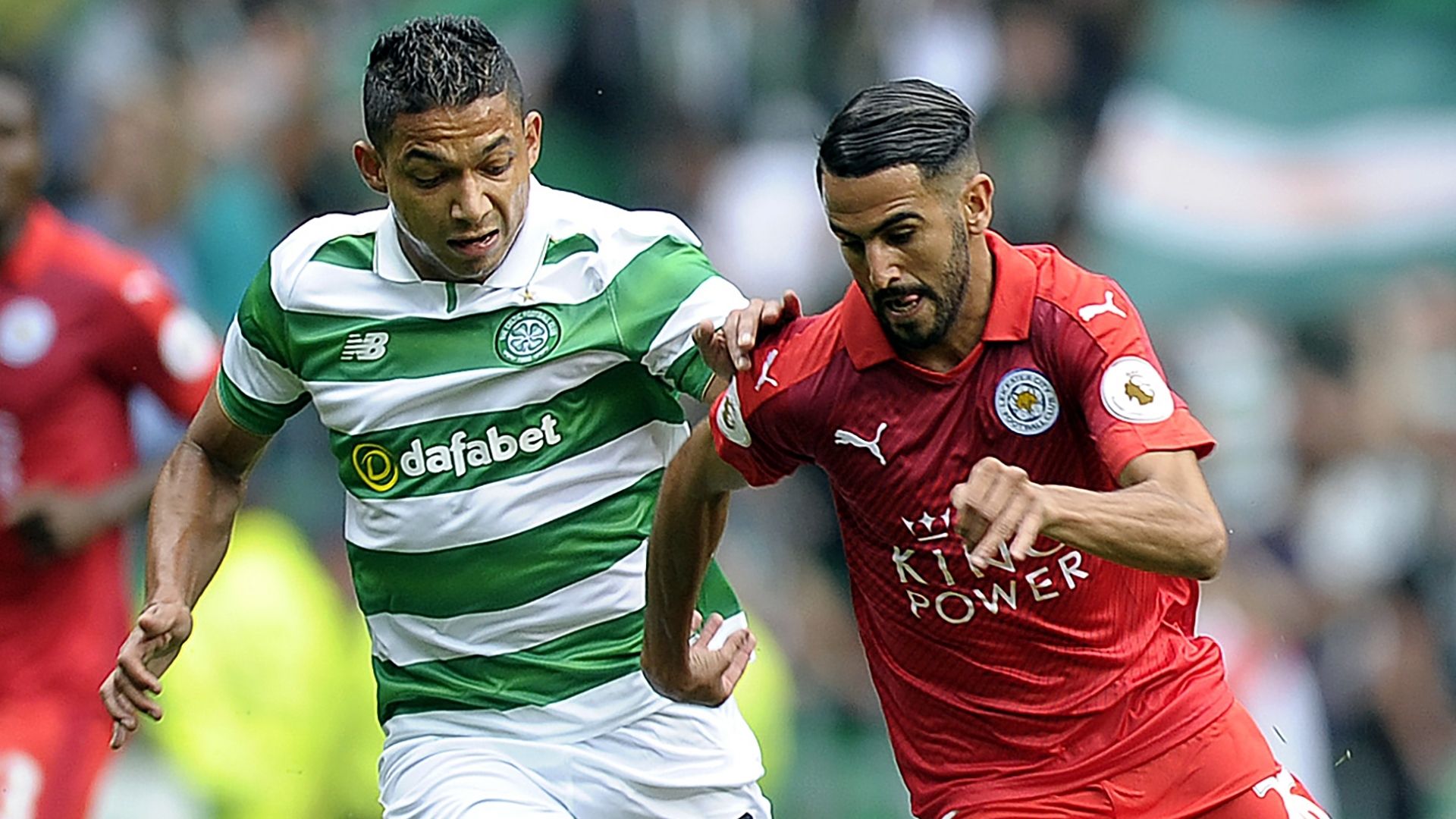 Emilio Izaguirre, Riyad Mahrez, Celtic vs Leicester