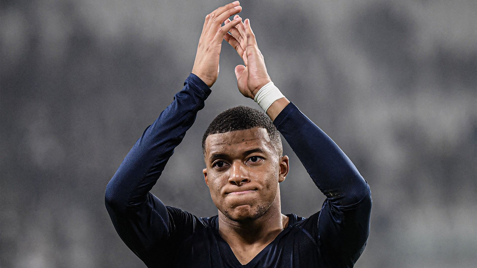 Mbappe post-match PSG Juventus 2022-23