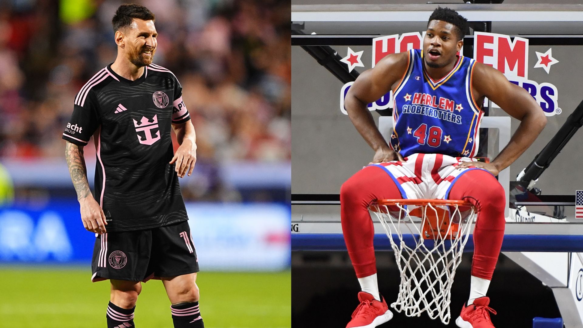 Lionel Messi Harlem Globetrotters