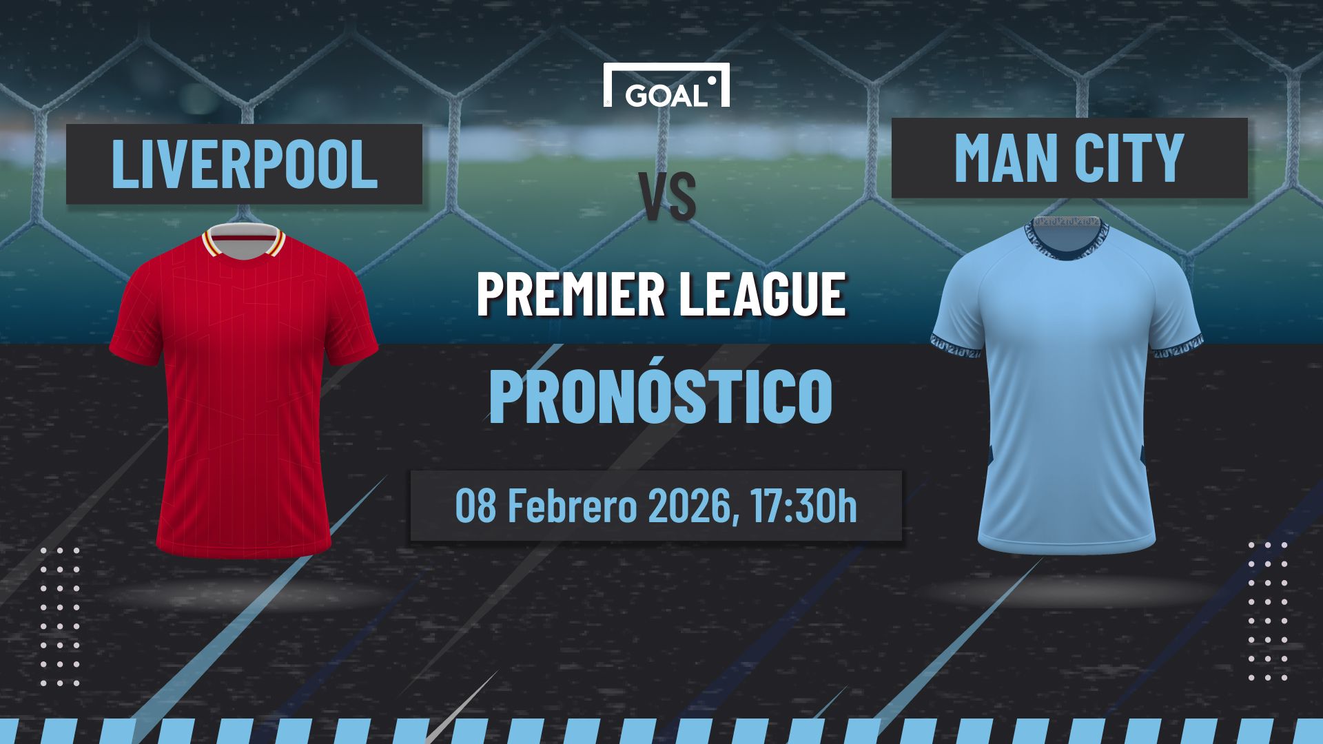 Liverpool vs Manchester City Pronóstico y Apuestas Premier League | 08/02/26
