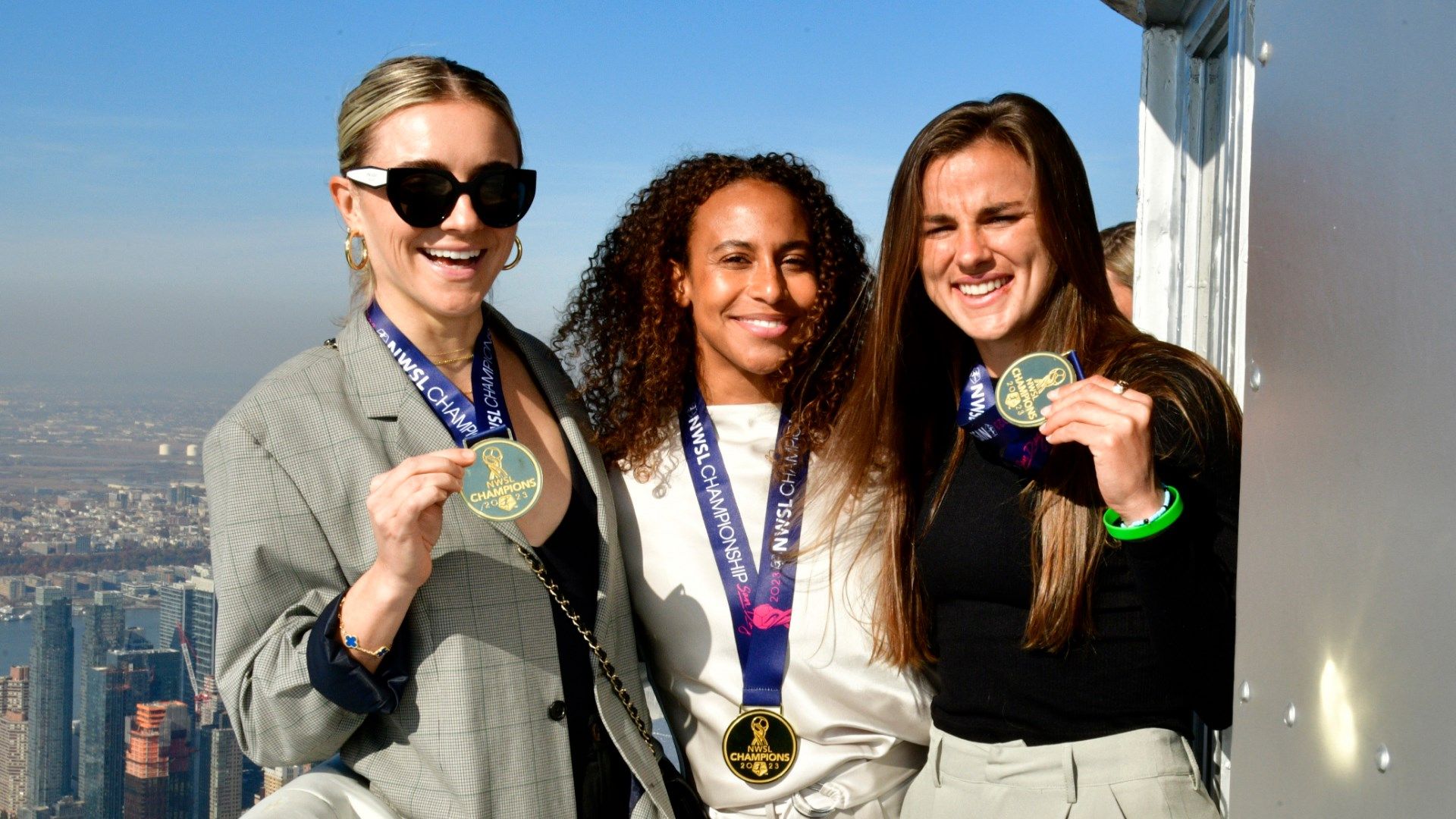 Gotham FC Empire State building tour