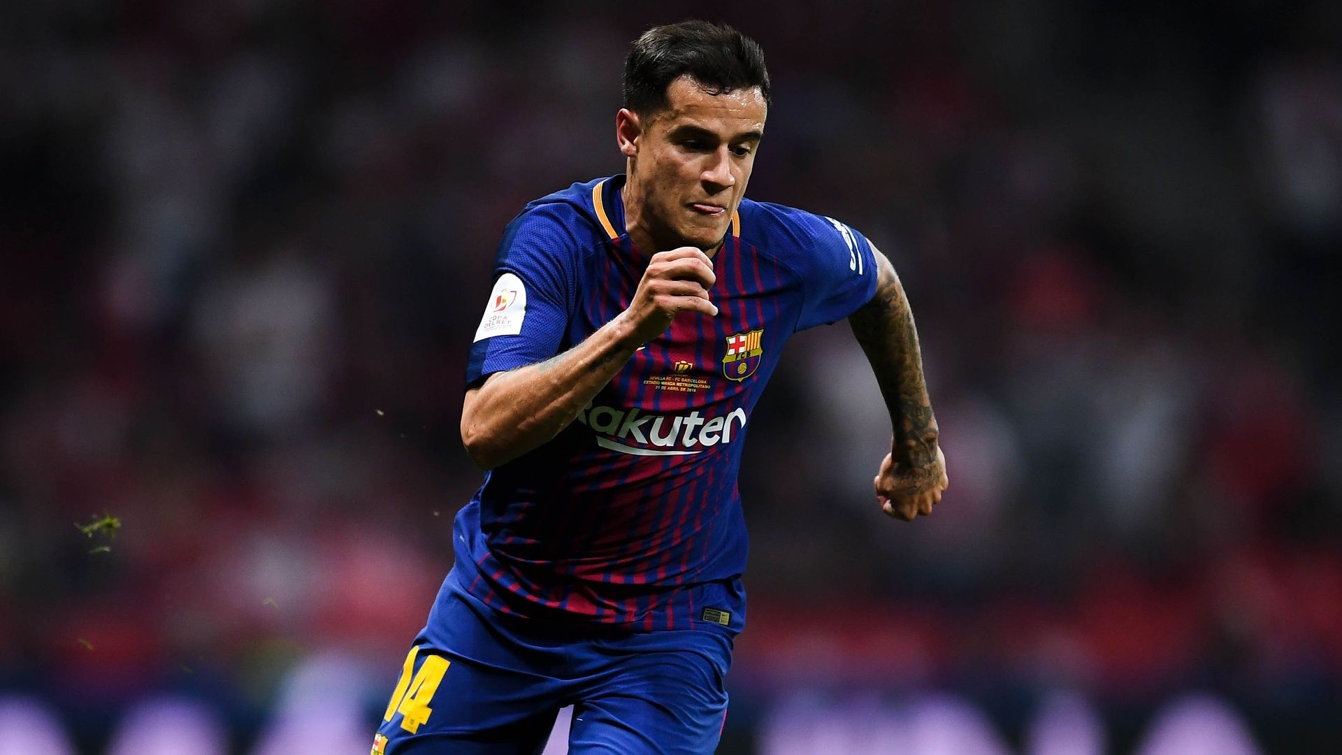 Coutinho Sevilla Barcelona 21042018 Copa del Rey final