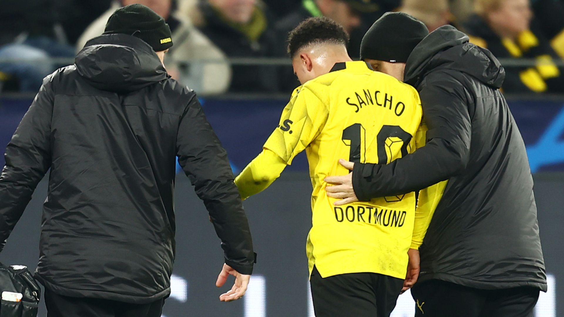 Jadon Sancho injury Borussia Dortmund 2023-24